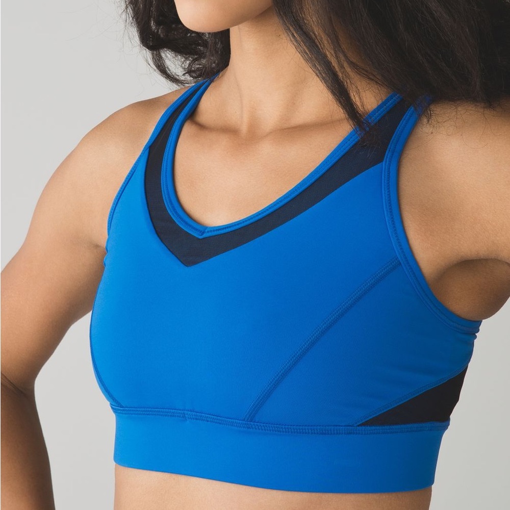 Lululemon Strap It Like It’s Hot Bra - Lakeside Blue (Size 2)